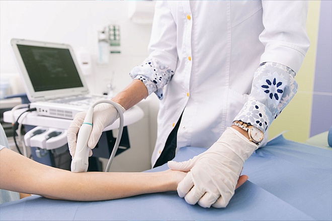 Дуплексное сканирование вен верхних конечностей в клинике ЦЭЛТ