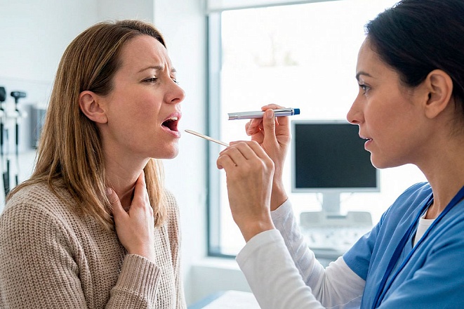 Боль в горле