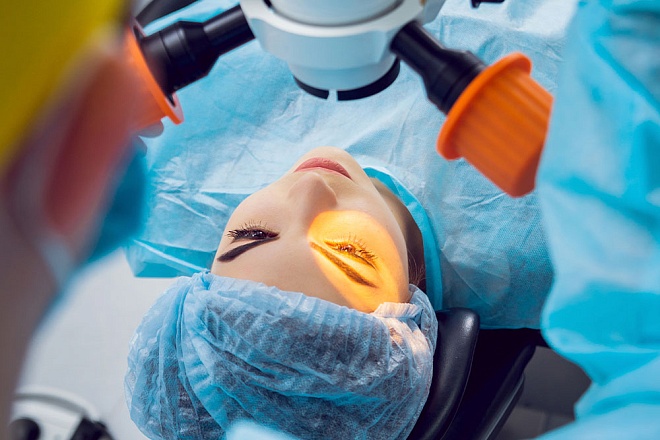 Ленсэктомия с имплантацией интраокулярной линзы